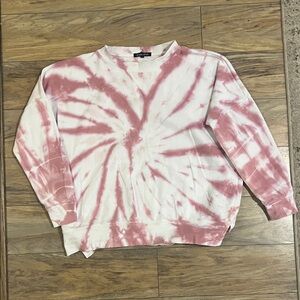 Ocean Drive Pink and White Sweatshirt